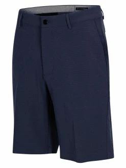 Greg Norman Classic Mini Check Short - Navy