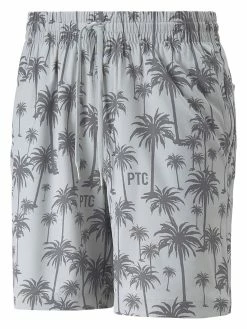 Puma X Palm Tree Crew Palm Golf Shorts - High Rise/Quiet Shade
