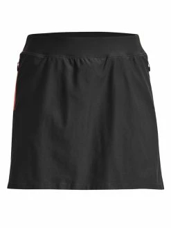Under Armour Women's Links Knit Skort - Jet Grey/Vermillion