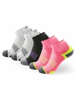 Meikan Socks Meikan 5 Pack Women's Quarter Cut Performance Sports Socks - Multi
