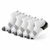 Meikan Socks Meikan 5 Pack Women's Quarter Cut Performance Sports Socks - White/Black