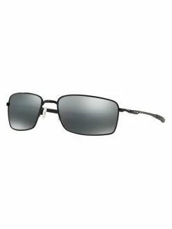 Oakley Square Wire Sunglasses - Polished Black W/ Black Iridium