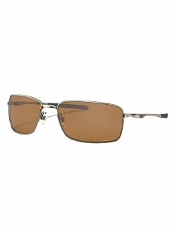 Oakley Square Wire Sunglasses - Tungsten W/ Tungsten Iridium Polarised
