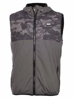 DKNY Sport Swift Hybrid Gilet - Charcoal Marl